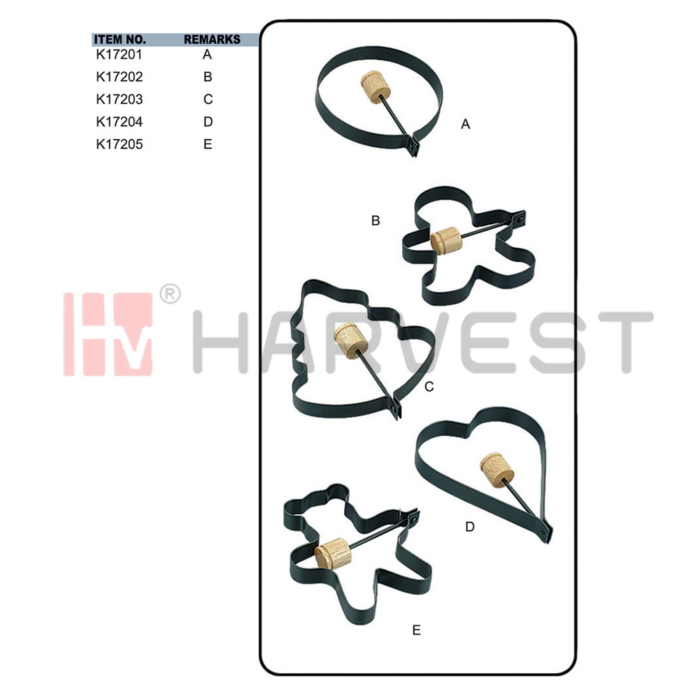 K17201-K17205 IRON EGG RINGS