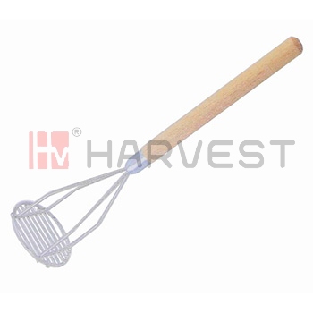 K20101-K20102 MASHER ROUND FACE WOODEN HANDLE