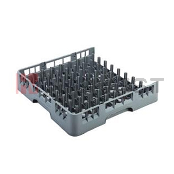 N14204  64 COMPARTMENT OPEN PLATE & TRAY RACK