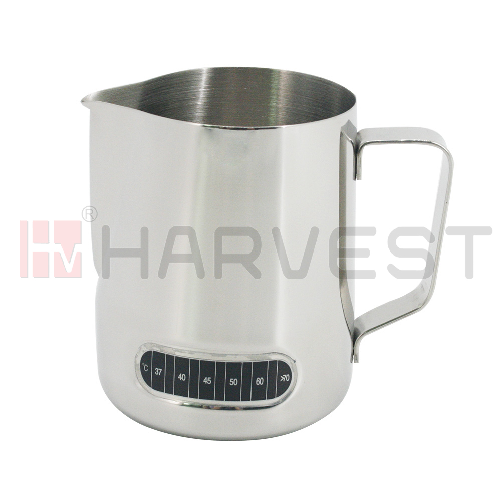 C13307E S/S MILK JUG WITH THERMOMETER