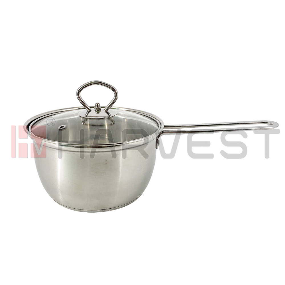 E25131 S/S MILK POT W/SINGLE HANDLE/W SANDWICH BOTTOM