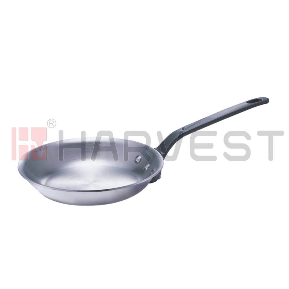 E11531-E11537 3-LAYERS OF S/S FRYING PAN WITH SINGLE HANDLE