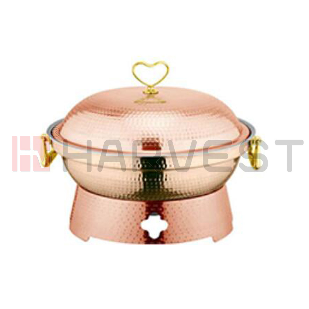 E26151A 3-LAYER COPPER SAUCE POT WITH STAND