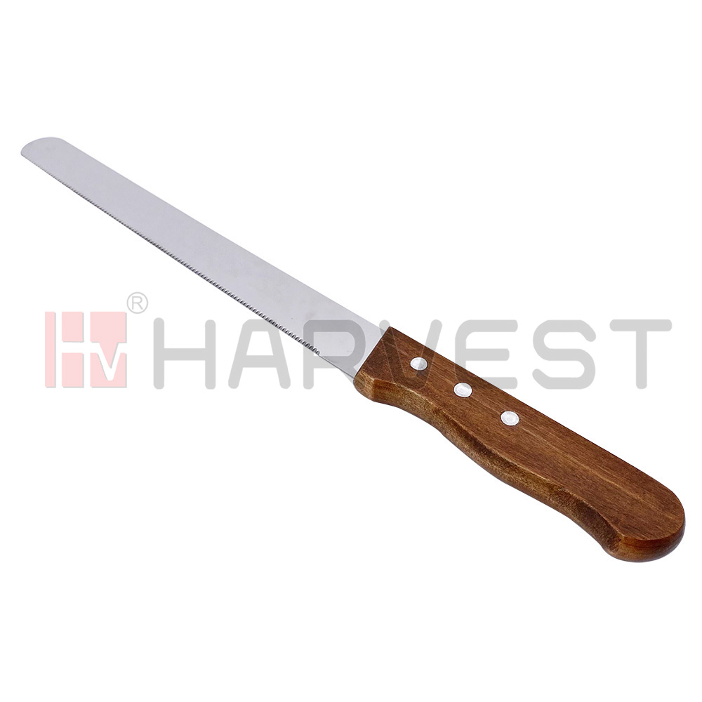 M10201 S/S SPATULA W/WOODEN HANDLE