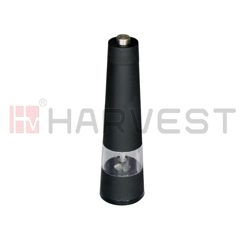 L13603-B 塑料喷黑色电动胡椒粉研磨器