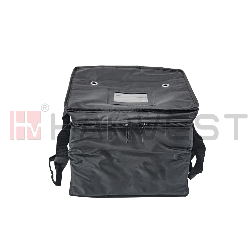 H21001 COOLER BAG(420D polyester with 5mm foam and alum.foid)(BLACK)