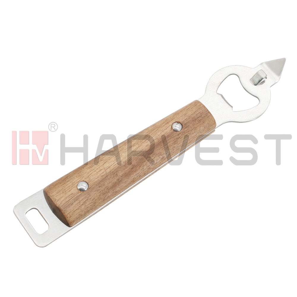 J10717 BOTTLE OPENER W/WOODEN HANDLE