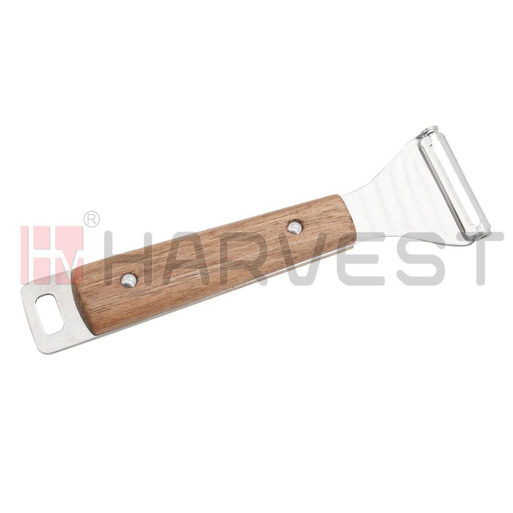 J10713 S/S GRATER W/WOODEN HANDLE