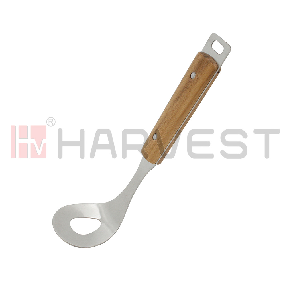 J10710-J10711  S/S MEAT TONG W/WOONDEN HANDLE