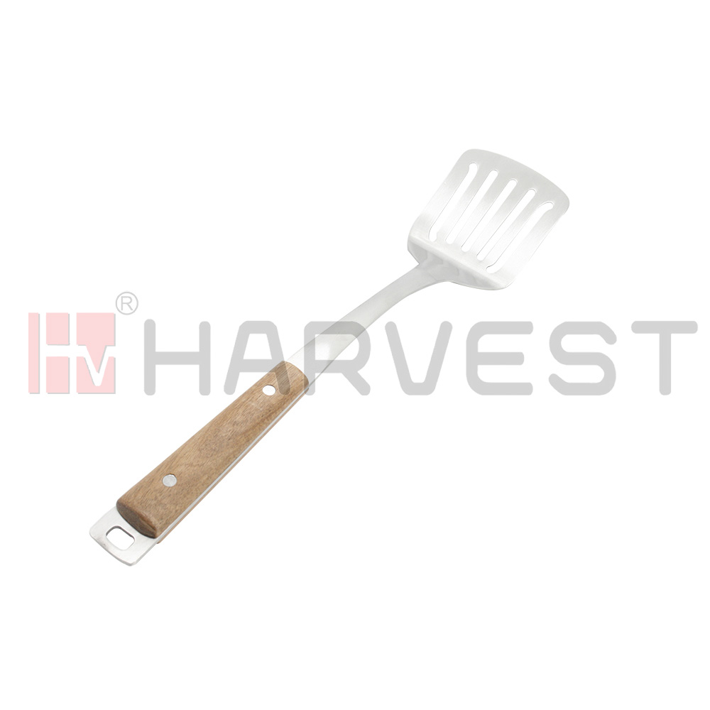 J10703 S/S SLOTTED SHOVEL W/WOODEN HANDLE