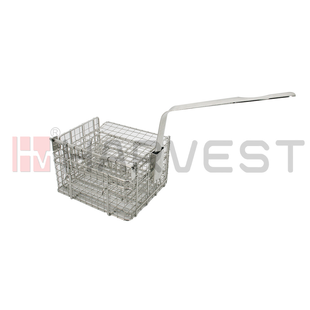 J33356S 4 LAYER S.S FRY BASKET W/REMOVABLE HANDLE 