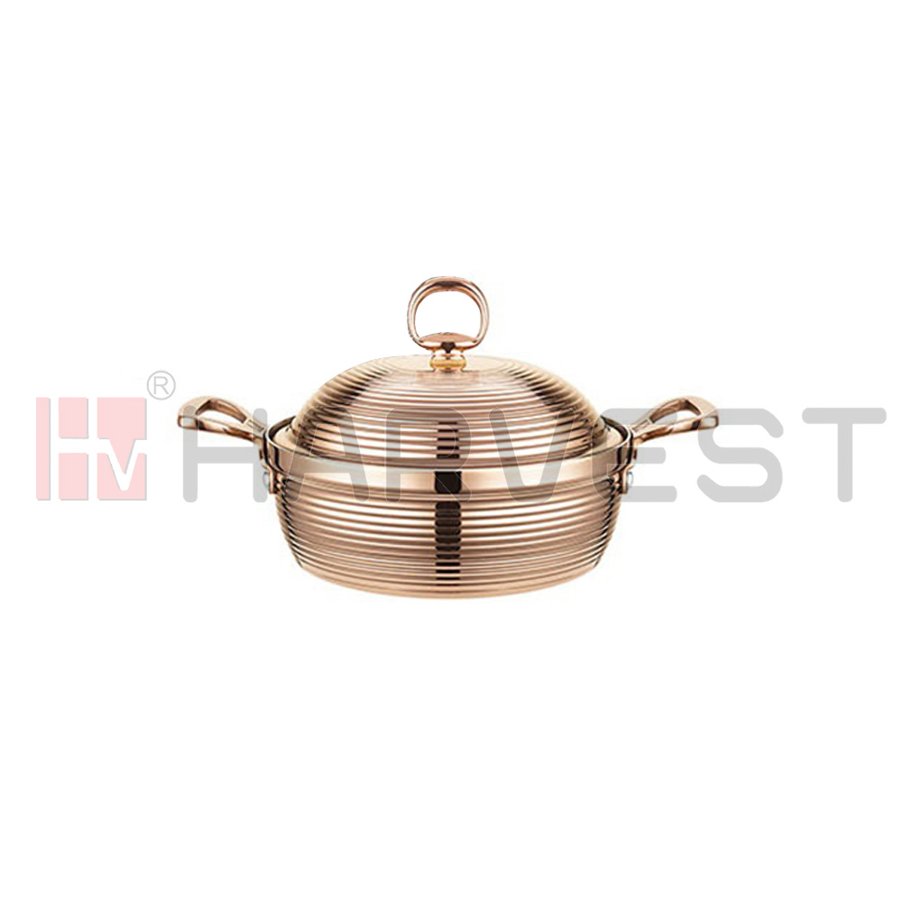 E20711-E20716 3-LAYER STEEL FOOD POT