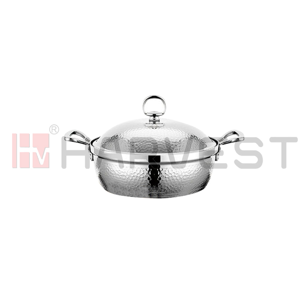 E20701-E20706 3-LAYER STEEL FOOD POT