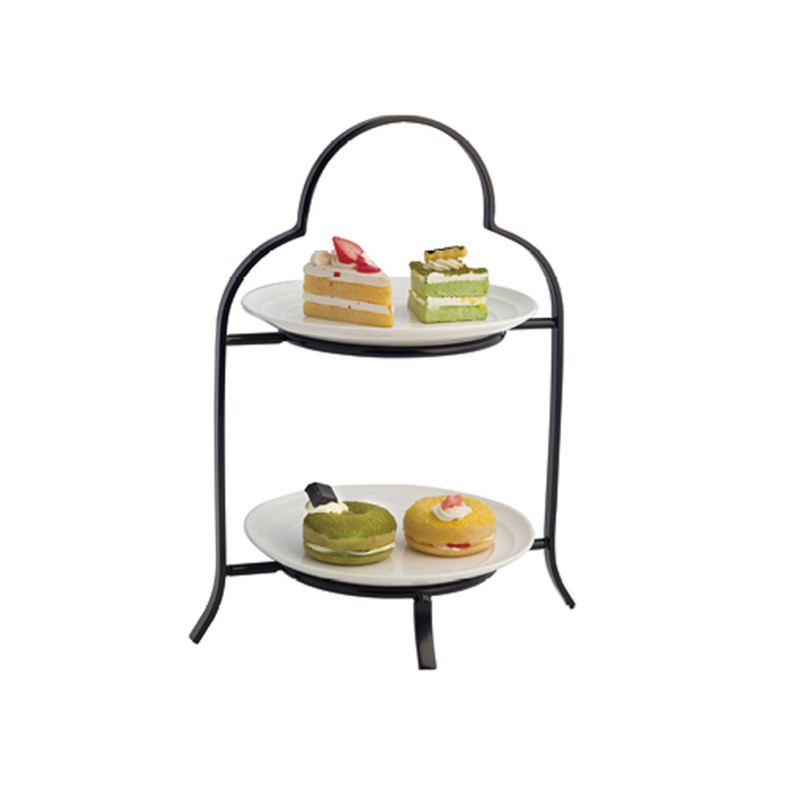 D17809-D17810 CAKE PLATE WIRE STAND-2 TIER CAKE PLATE WIRE STAND-3 TIER