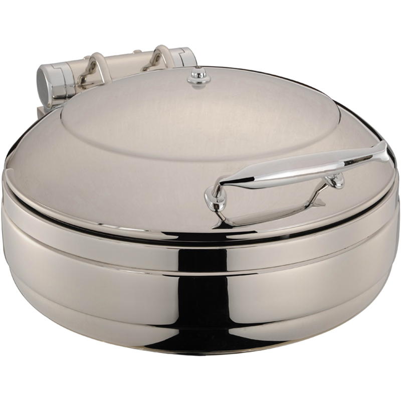 Model:A11191A Name:ROUND INDUCTION CHAFING DISH Specification: CHAFER DISH  SPEC.:4L 46.4X37X16CM