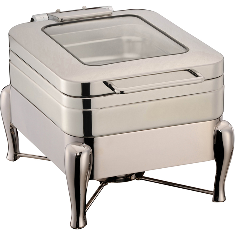 Model:A11176D HALF SIZE INDUCTION CHAFER SET W/GLASS WINDOWED LID Specification: CHAFING DISH  