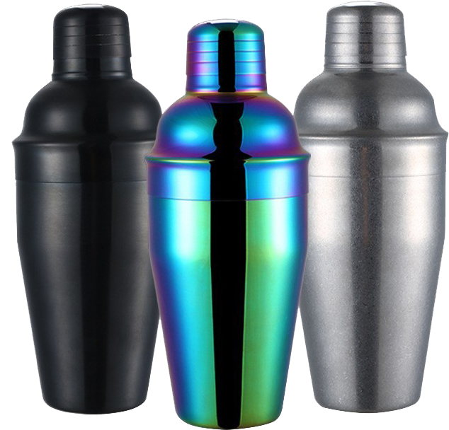 B11007S/B11007B/B11007C/B11007YG S/S COCKTAIL SHAKERS