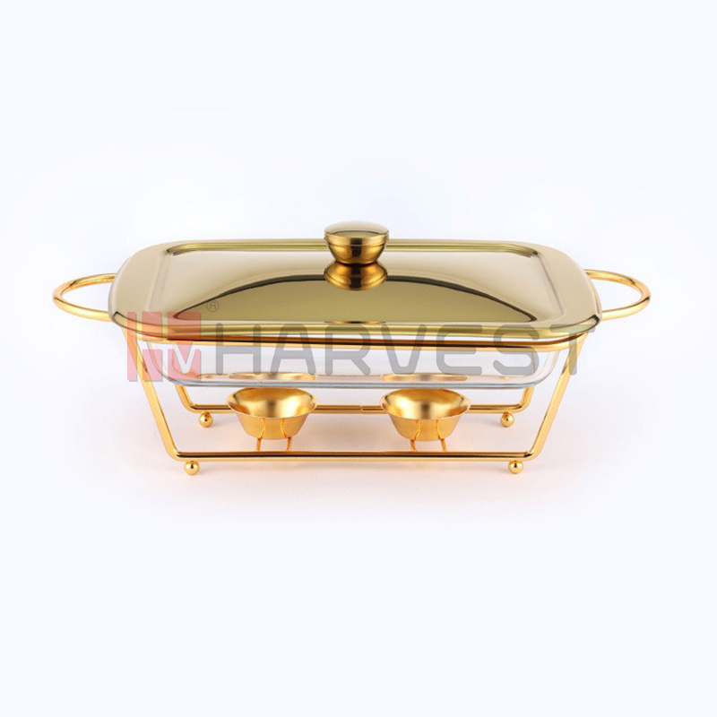 A20217G   GLASS CHAFING DISH-ELLIPSE