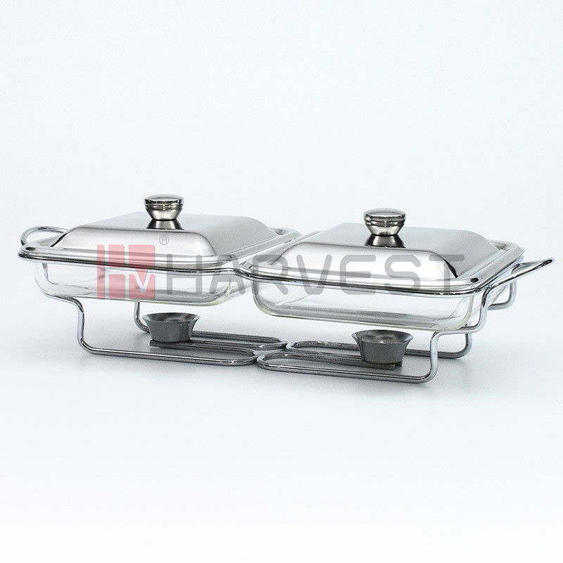 A20211   GLASS CHAFING DISH-RECTANGLE