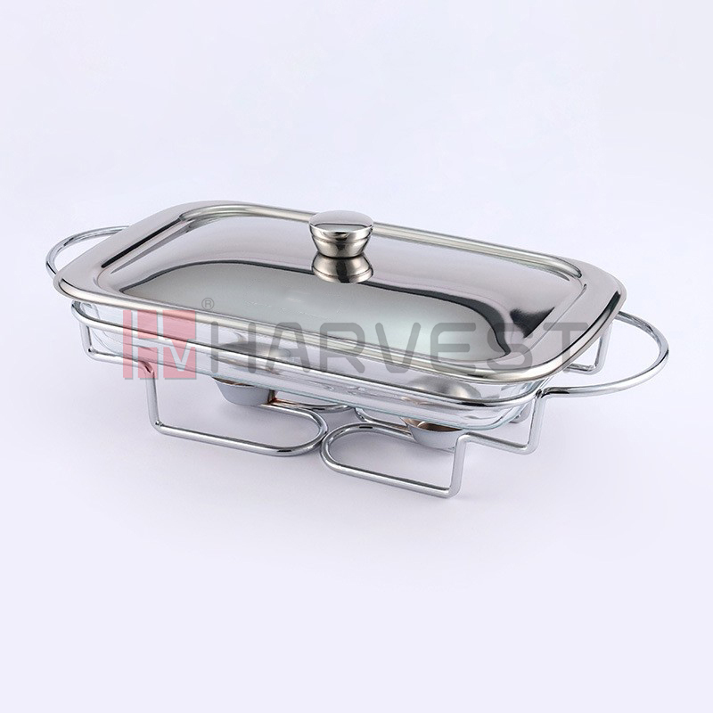 A20212   GLASS CHAFING DISH-RECTANGLE