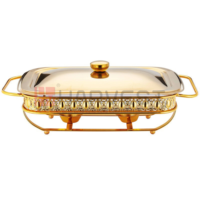 A20188G & A20189G   GLASS CHAFING DISH-RECTANGLE