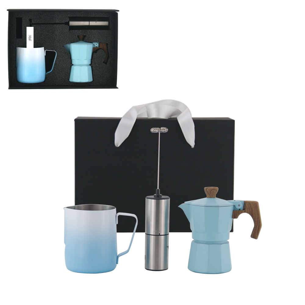 C40057-2 MINI MOKA POT COFFEE MAKER SET