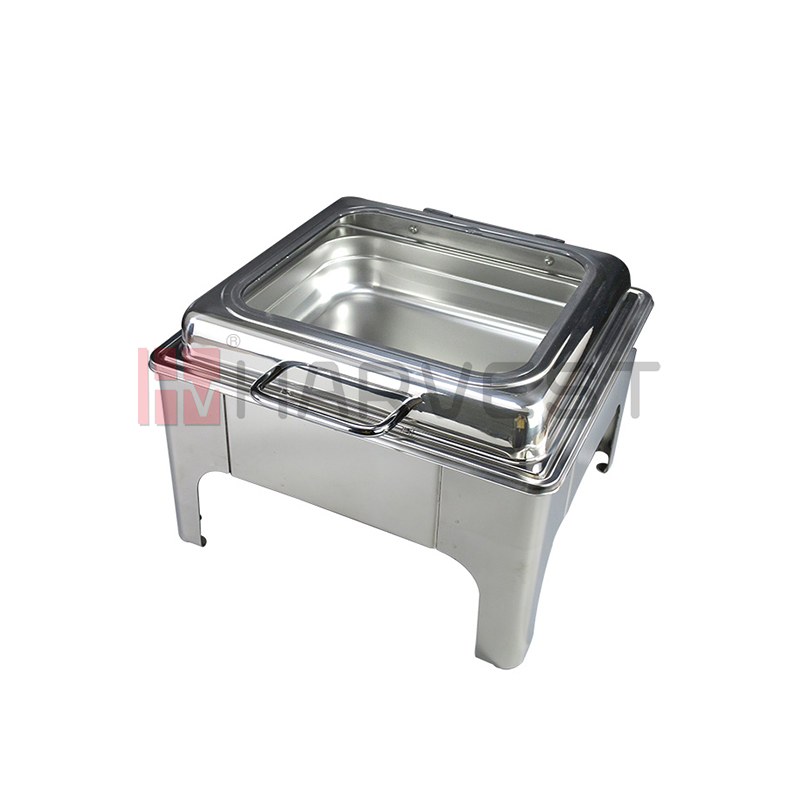 A11096SLC    2/3 SIZE CHAFING DISH W/GLASS WINDOW