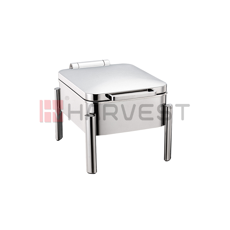 A10145    1/2 SIZE DAMPING HINGED INDUCTION CHAFING DISH