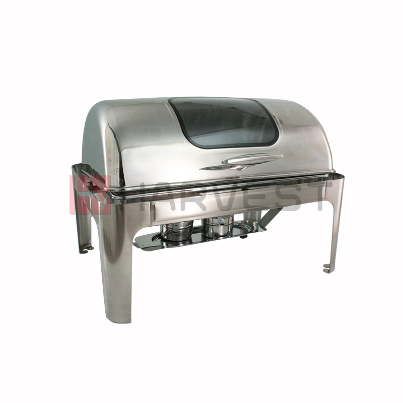 A11106LHD  ROLL TOP CHAFING DISH W/WINDOW