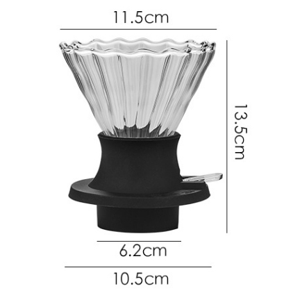 C21833-C21834 GLASS COFFEE DRIPPER