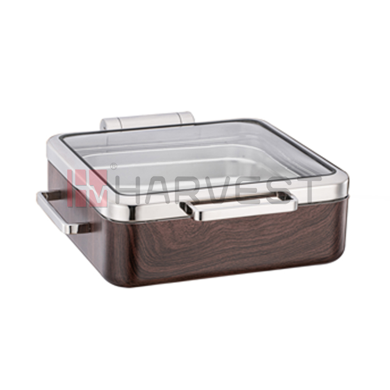 A10124EAW A10124EADW      2/3 SIZE INDUCTION CHAFER TOP W/GLASS WINDOW LID AND DAMPING HINGE