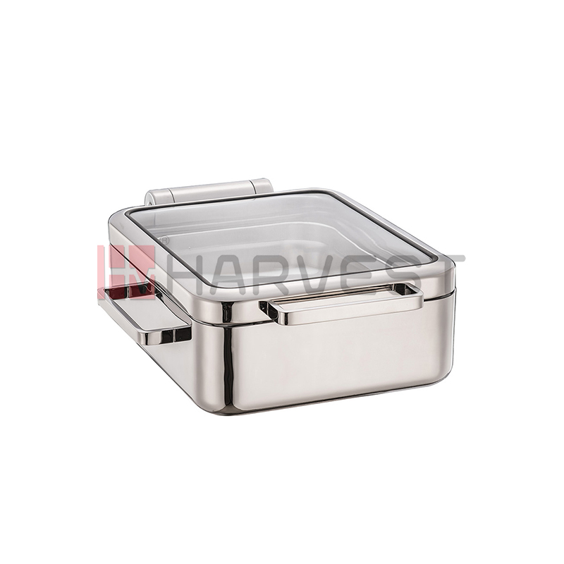 A10126EA A10126EAD  HALF SIZE INDUCTION CHAFER TOP W/GLASS WINDOW LID(DOUBLE EARS)