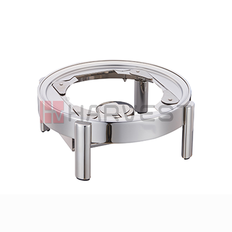A10811B   ROUND DAMPING HINGE INDUCTION CHAFER STAND