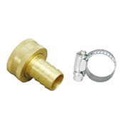 Female Brass Hose Coupling With Stainless Steel Clamp-GB9411-2