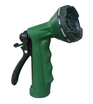 10 Spray Setting Pattern Hose Nozzle Hand Sprayer Water Heavy Dut Garden Car Wash-GN83601