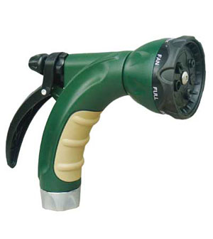 7 Pattern Garden Hose Water Nozzle Gun Spray Sprayer Aluminum New-GN82631