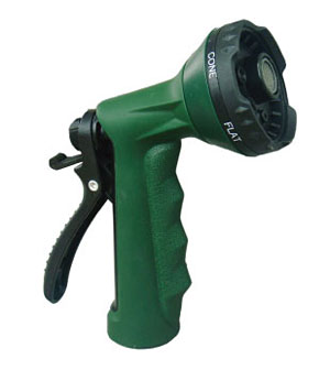 5 Spray Setting Pattern Hose Nozzle Hand Sprayer Water Heavy Dut Garden Car Wash-GN87601