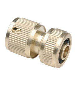 Brass Connectors-Brass Garden Lawn Water Hose Pipe Fitting Connector Adaptor Tap