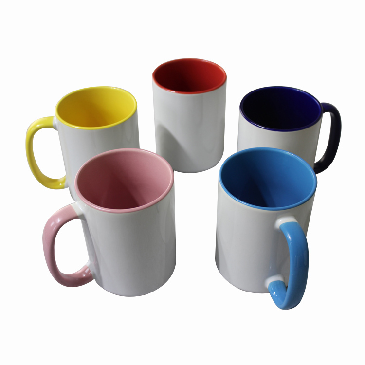 15oz Inner & Rim Color Mugs