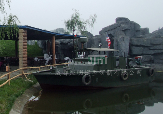 舰船模型-1：1越战美军PBR31内河巡逻艇模型（PBR31MK.Ⅱ Patrol boat river “PIBBER”）