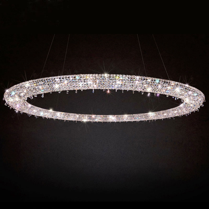 Custom hotel lobby hall large decoration project hanging lighting crystal led chandelier CPL-19