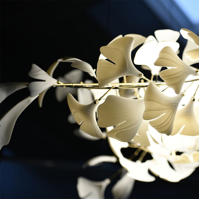 Professional Custom Indoor Decoration Fixture For Hall Hotel Ceramics Project Led lamp CPL-45