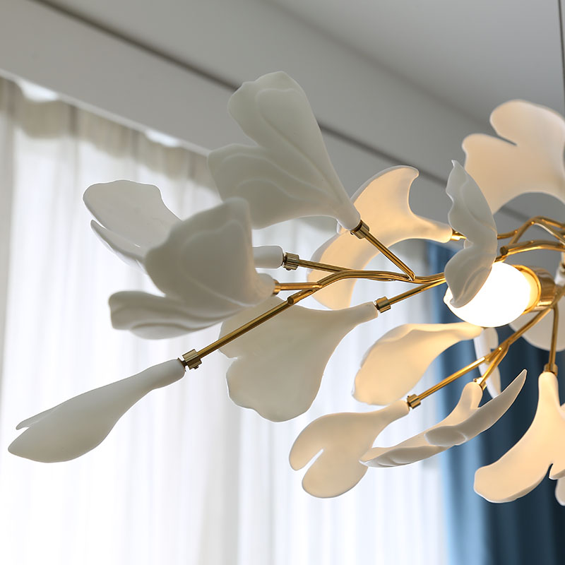 Professional Custom Indoor Decoration Fixture For Hall Hotel Ceramics Project Led lamp CPL-45