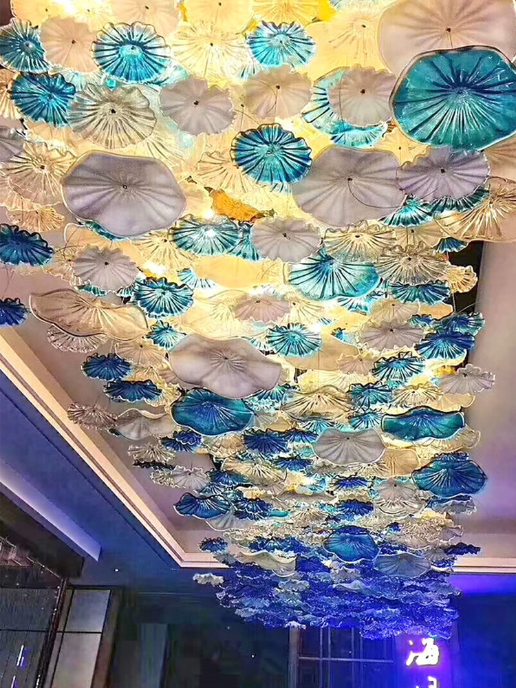 Modern design indoor villa hotel hall decoration custom engineering led chandelier light CPL-41