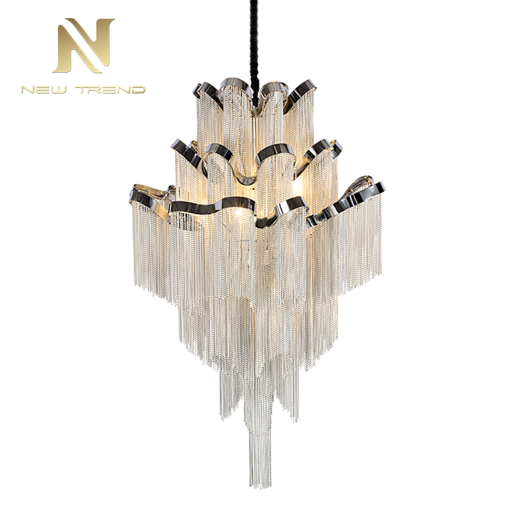 High quality modern luxury decoration hotel villa living room led pendant light DY8023