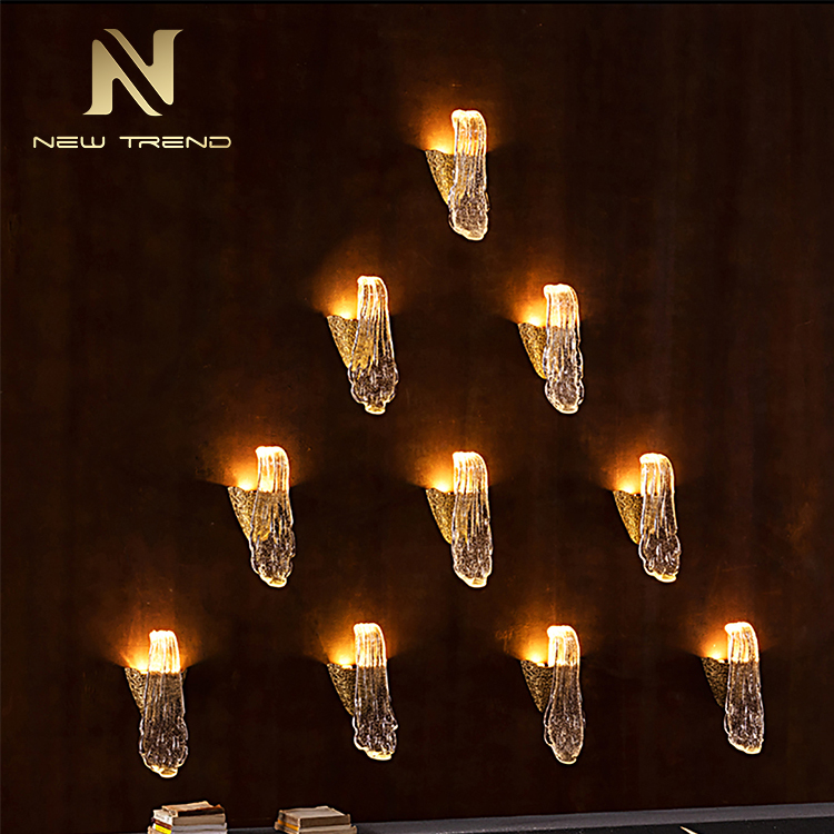 Unique design indoor decoration corridor staircase room copper glaze led wall light DZ6110