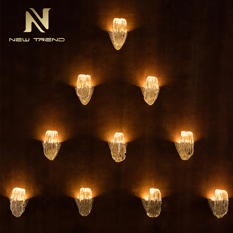 Unique design indoor decoration corridor staircase room copper glaze led wall light DZ6110