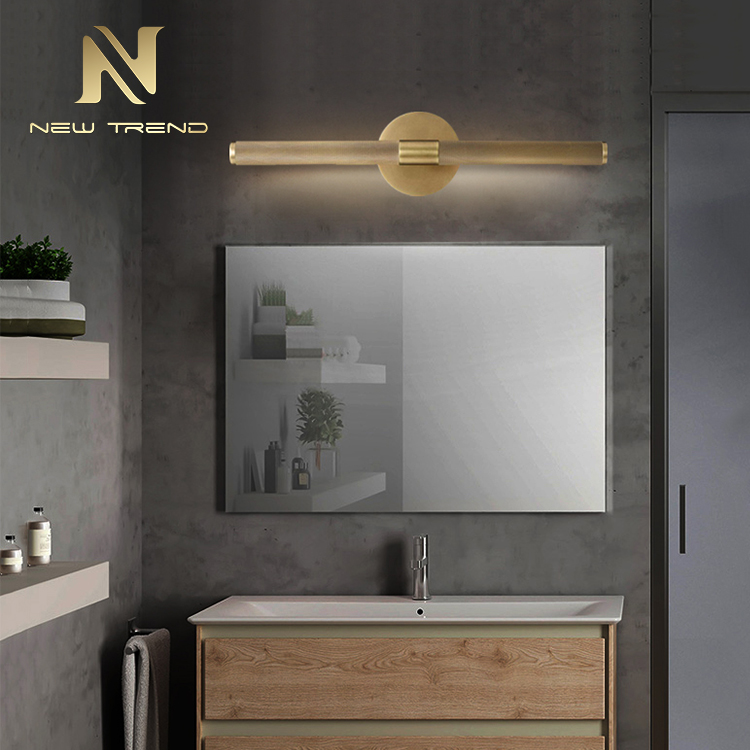 Modern Style Indoor Staircase Corridor Bedroom Copper E14 Led Wall Lamp 8861