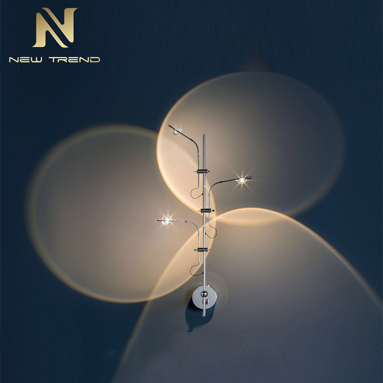 New product indoor decoration stainless steel frame chrome modern led floor lamp PMU8301