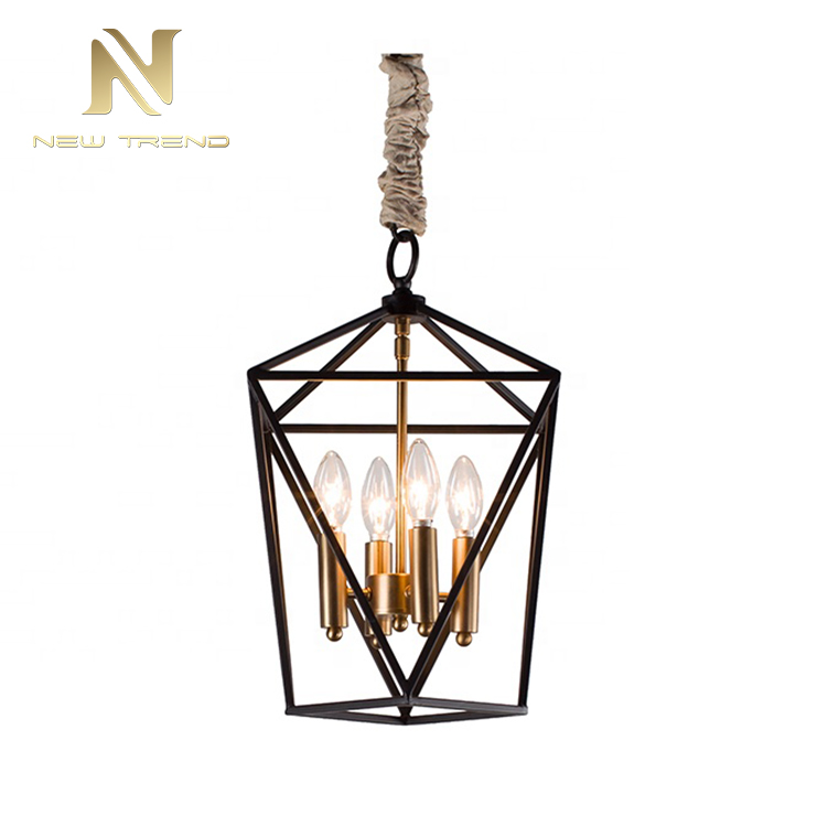 Professional quality indoor decoration chandelier iron frame led pendant lamp P5950PA